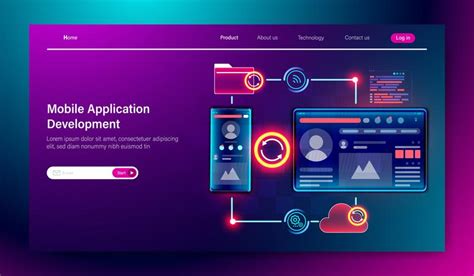 Development of mobile application through design.